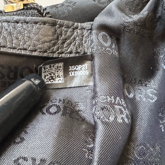 MICHAEL Michael Kors Black Pebbled Leather Satchel Hobo Bag  Used-Missing Straps - Picture 12 of 16